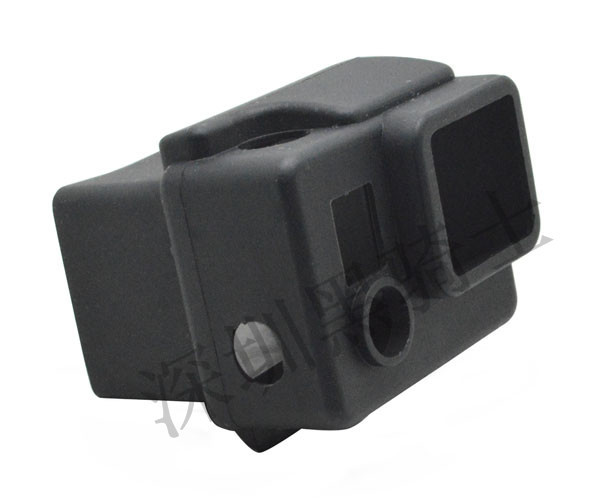 GP98 GoPro配件 Hero3+硅胶套 保护套 黑蓝绿