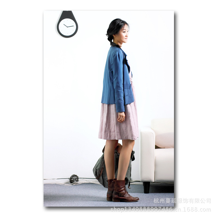 219 散邊西裝-藍色6