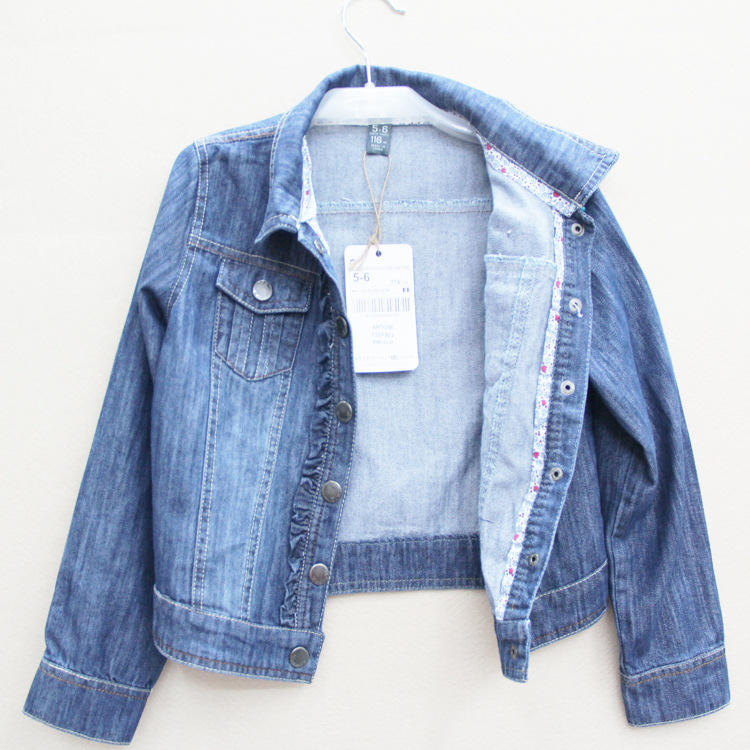 批发采购童外套-新款女童外贸牛仔外套 欧时力