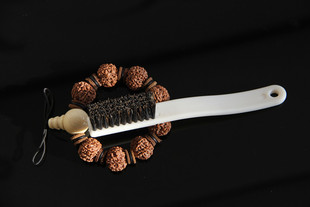 工具刷-厂家直销迷你纯野猪鬃硬毛核桃刷毛刷