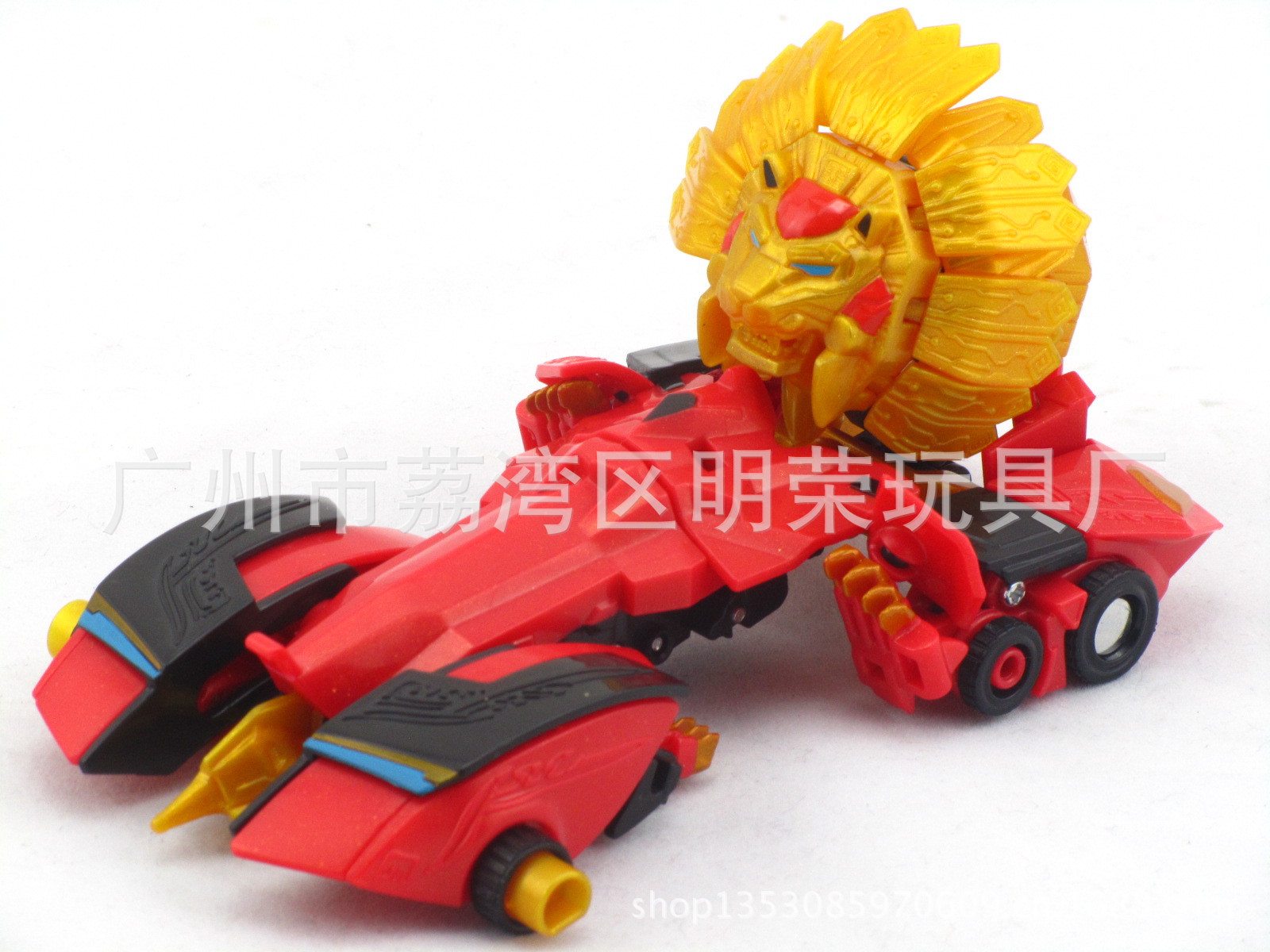 【神兽金刚2之天神地兽 达力正版四合体变形玩