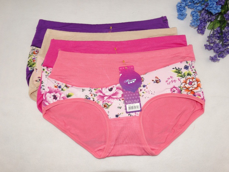 新款 曼美芳713 时尚中部印花女士<em>内裤特价</em>供