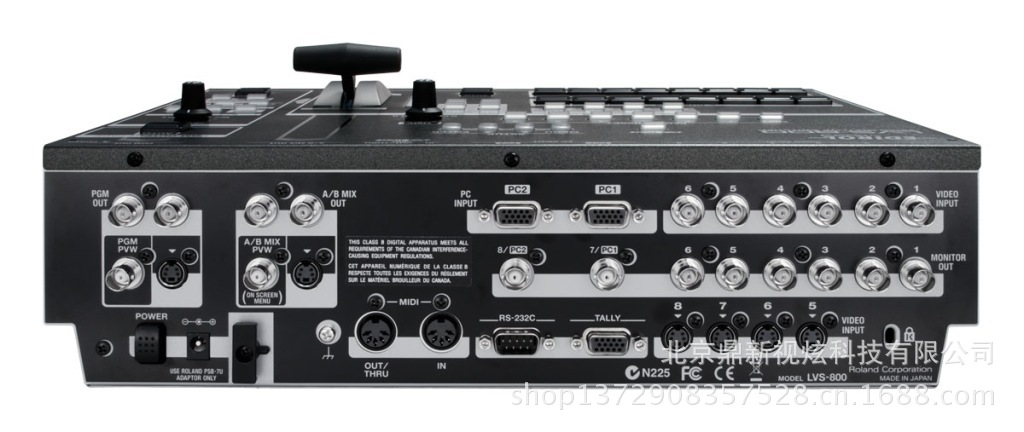 Edirol LVS-800背面