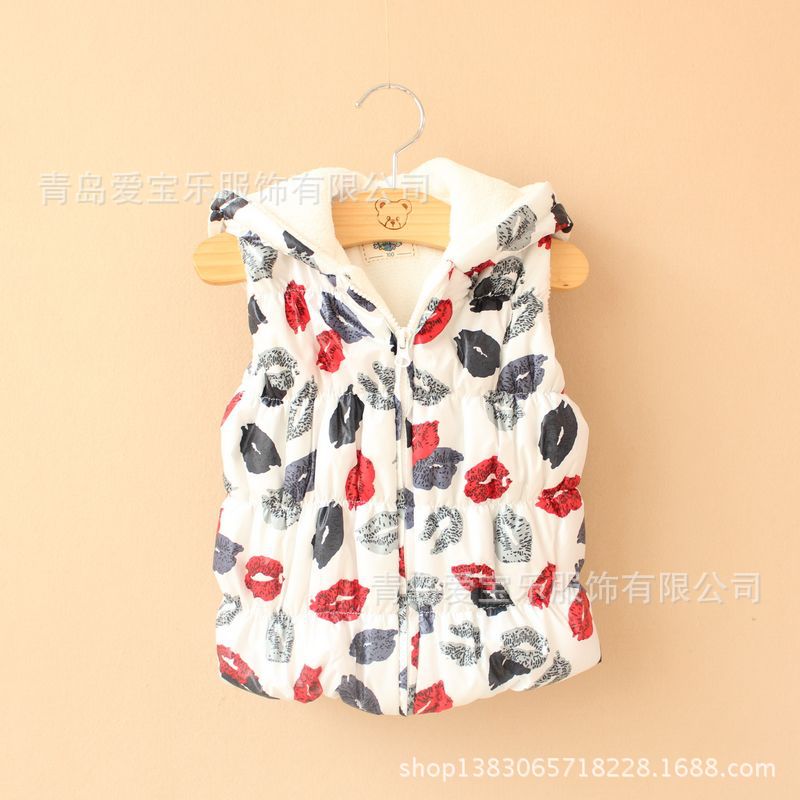 2013冬季新款 <em>儿童棉马甲 女童</em>休闲马甲 魔方专