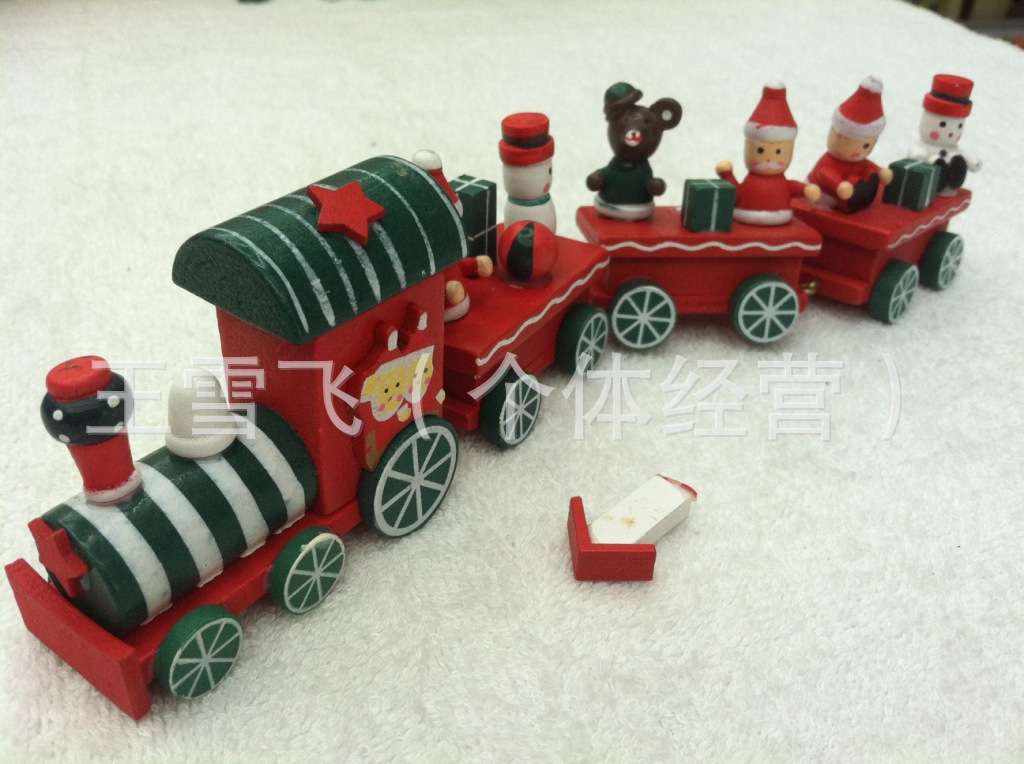 车模型-供应儿童积木小火车玩具 木制益智 小4节火车 智力小火车 大号-车模型尽