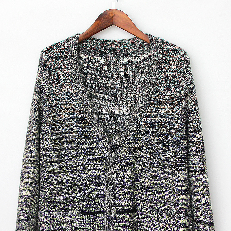 <em>秋款</em>女装 外套毛衣 女式<em>针织衫 长袖开衫</em> 宽松混