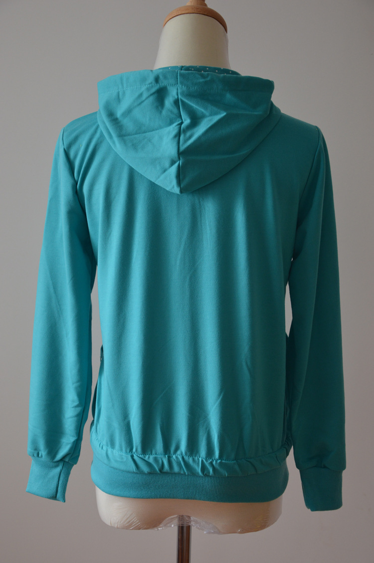 秋运动休闲<em>卫衣</em>外套<em>少女装</em>中学生开衫薄款烫钻