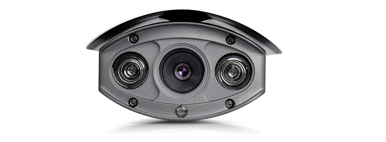 高清监控摄像机 700线阵列双灯 监控摄像头 红外夜视监控设备