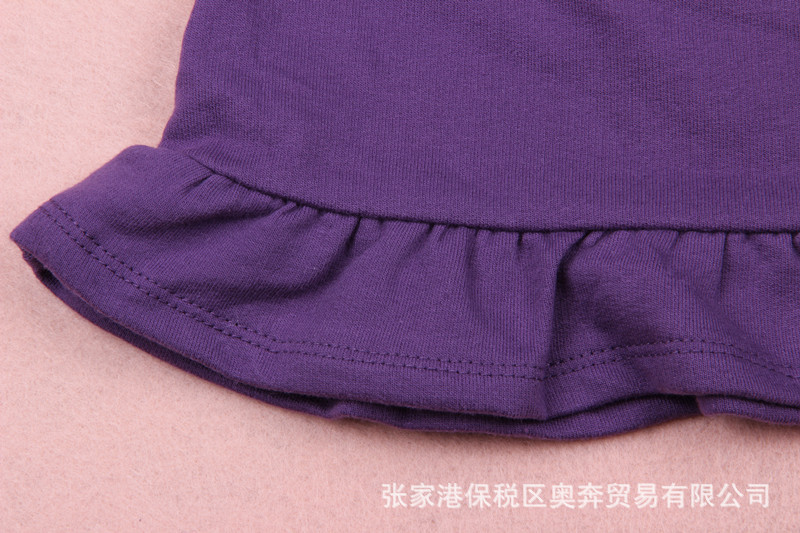 【特價】童套裝批發 印花女童T恤短裙套裝 全棉兒童裙套裝