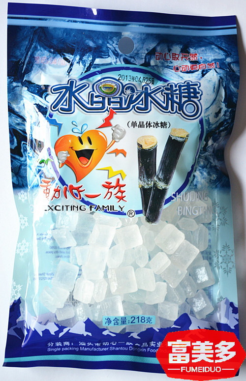【动心一族】供应精选水晶冰糖 优质冰糖 健康绿色食品218克