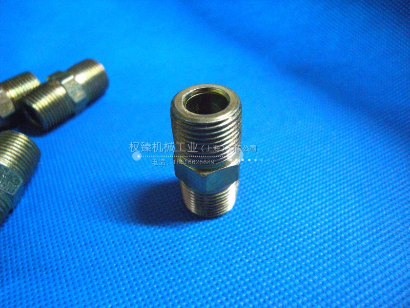 钢外丝 外螺纹直通管接头 对丝 直接 油管接头 