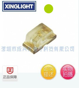 0402 LED贴片灯珠 l黄绿色 发光二极管黄绿光