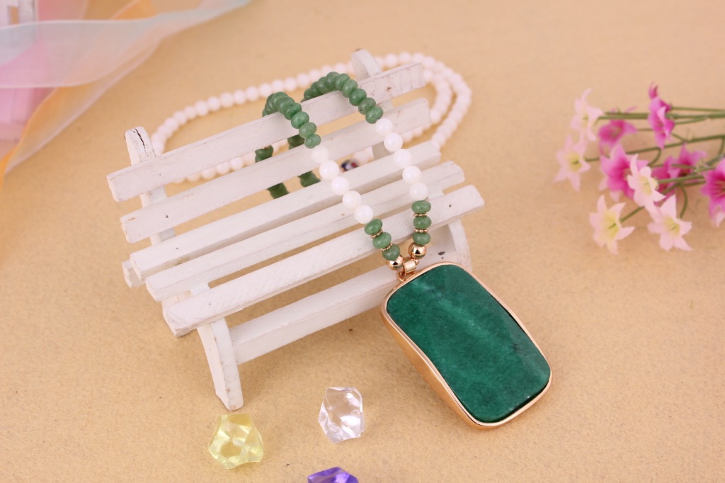 天然石项链批发 韩国时尚玛瑙项链z-1211-1\/厂