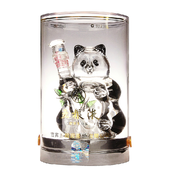 五粮液 52度五粮液 造型熊猫酒 500ml 送礼佳品 黑色装