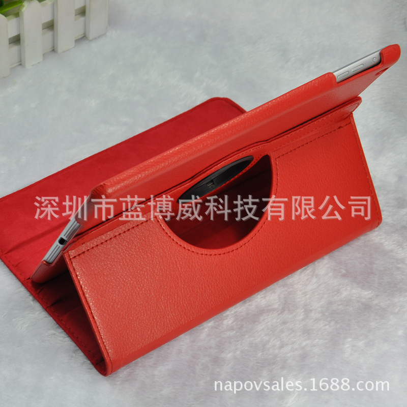 APPLE iPad Air  360度旋轉帶休眠皮套 PC