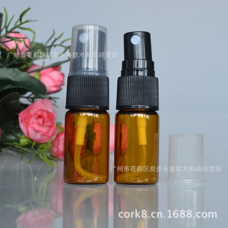 22X50茶螺 花露水蓋 黑塑料噴頭  10ML