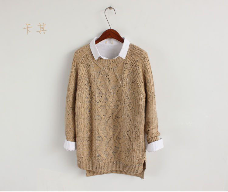 日单森女清新 文艺感花色线~<em>下摆开叉</em>复古花线