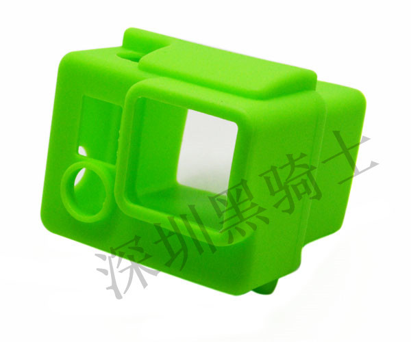 GP98 GoPro配件 Hero3+硅胶套 保护套 黑蓝绿