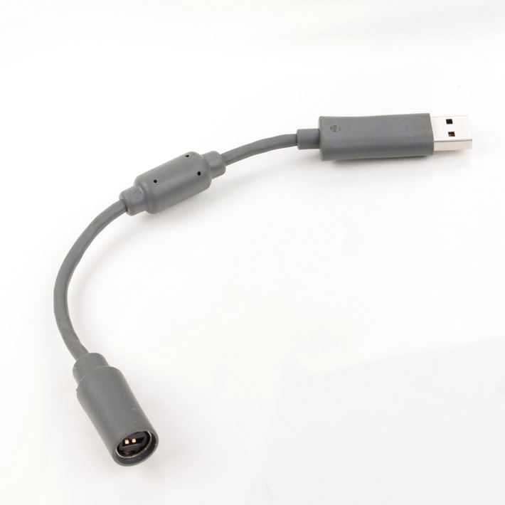 【XBOX360游戏手柄连接线 USB转换线 手柄