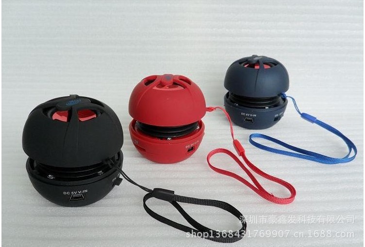 汉堡DK-606便携式迷你插卡小音箱随身听户外