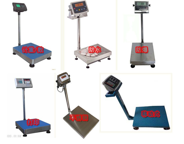 电子台秤组合图