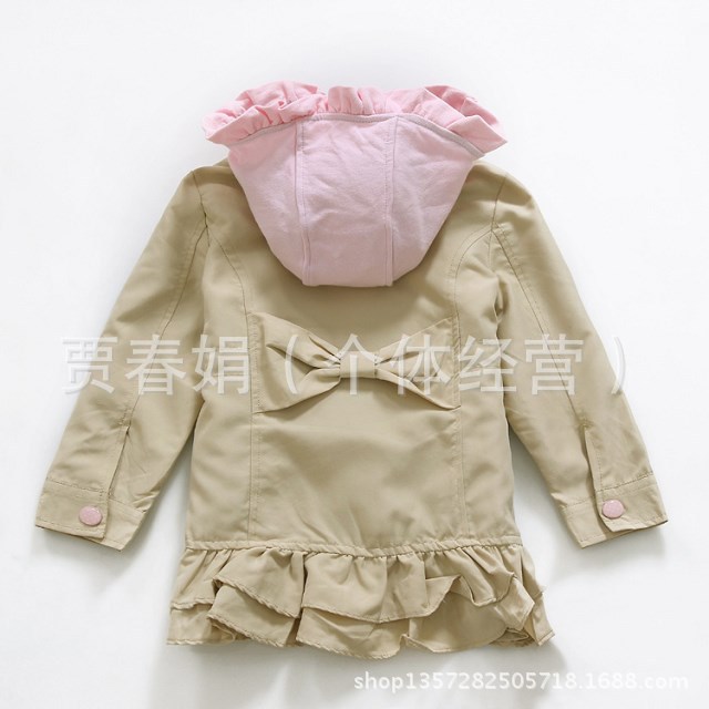 【韩版童装PPBEAR系列<em>儿童马甲风衣</em>两件套