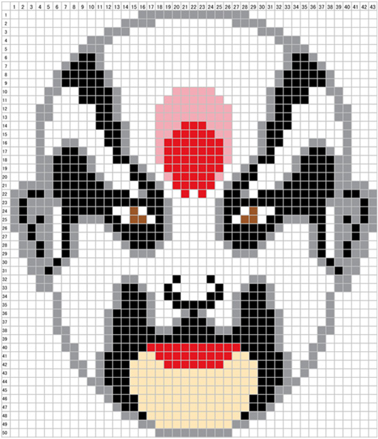 像素大师1600粒无彩盒 立体十字绣 国粹京剧脸