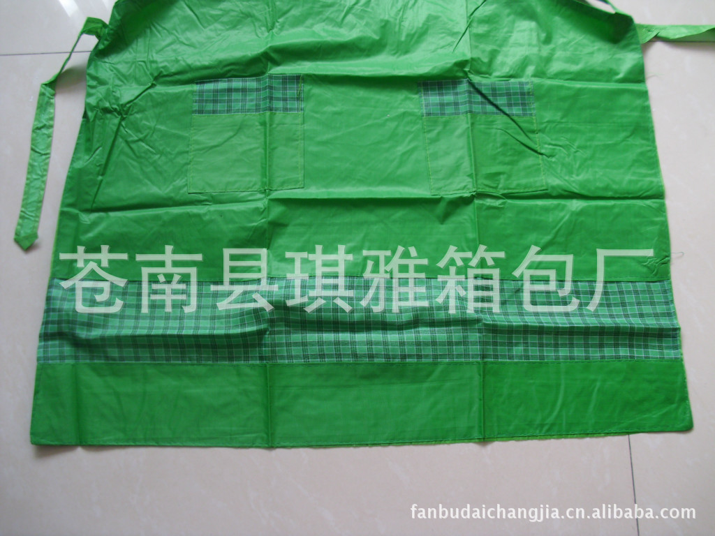 供应中国移动活动宣传广告围裙,长袖反穿衣围裙衣罩,棉布围裙