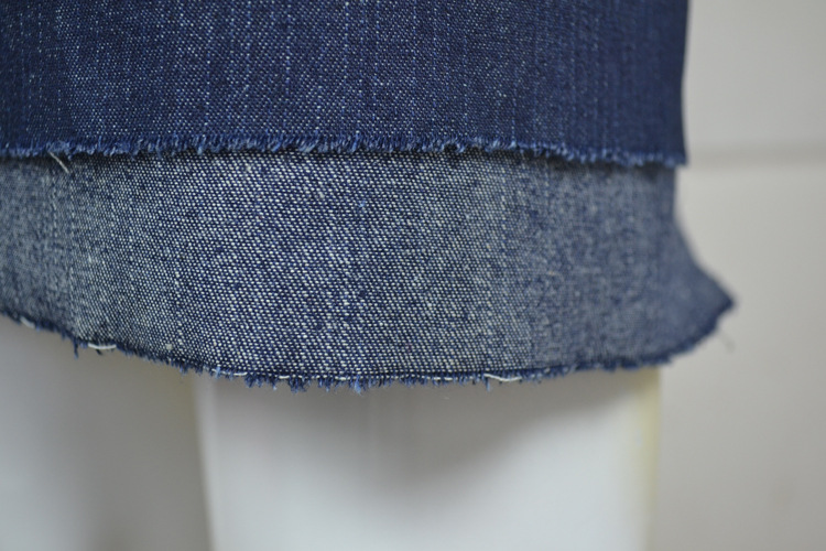 涤棉牛仔布10盎司斜纹牛仔布无弹力男裤童装面料规格(10+8)*10