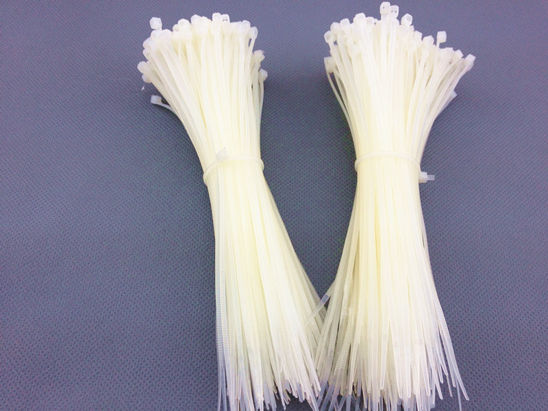 【一次性尼龙扎带4*150MM 黑白色 (500条)】