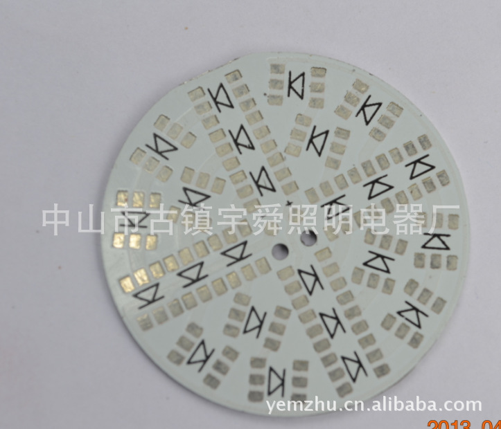 灯板-pcb 24粒5050 40MM灯杯灯板--阿里巴巴