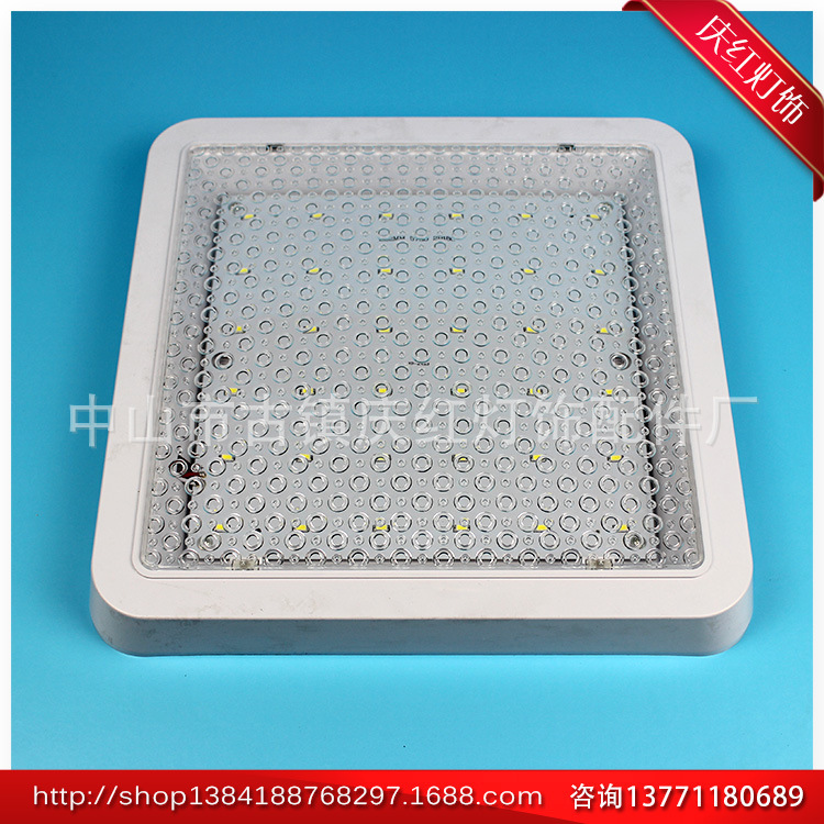 LED厨卫灯 水珠面 惊爆价  LED厨卫灯   18W明装方形 水珠面