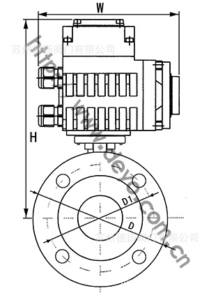 新款电动球阀尺寸图
