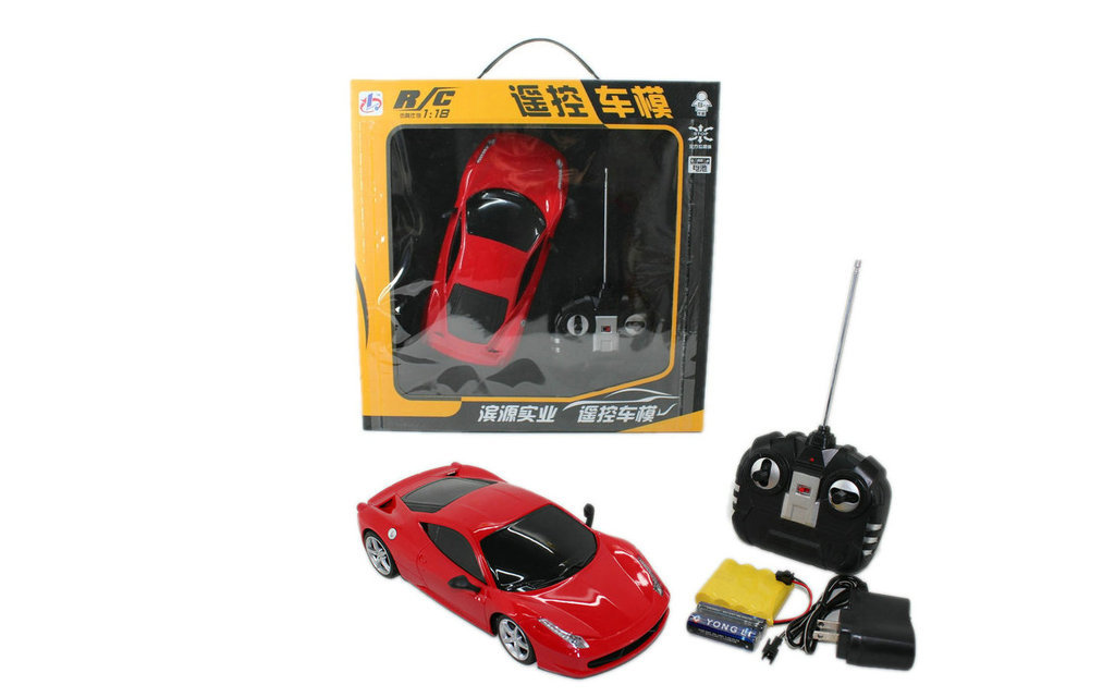 车模型-法拉利遥控车模 玩具车模型 汽车模型 