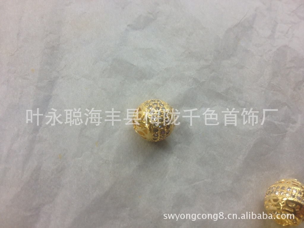 新产品微镶虎爪圆球，弯管
