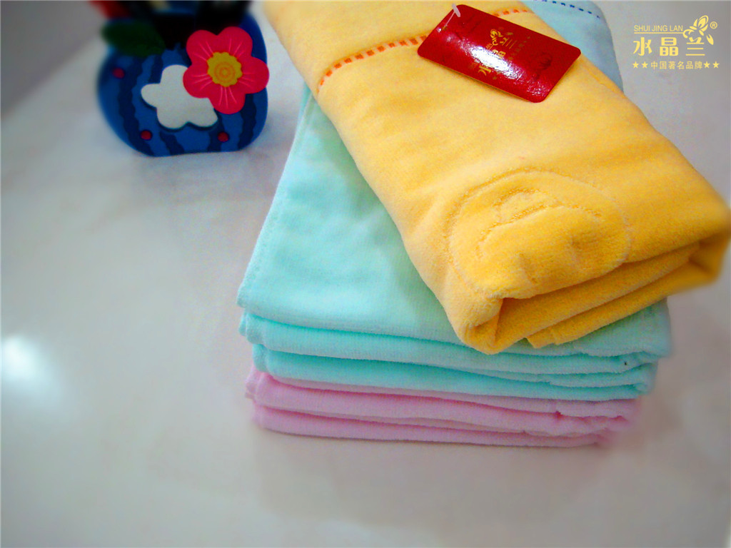 【保定年晟水晶兰割绒笑脸毛巾专业生产厂家直