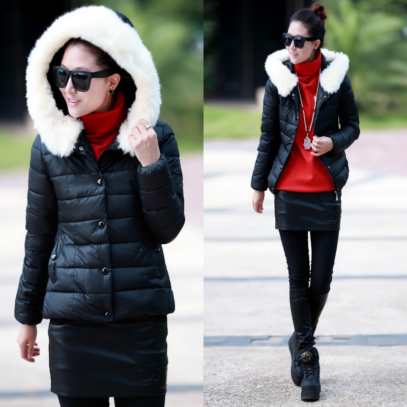 2013冬装<em>女装短款羽绒服</em>时尚韩版轻薄修身连