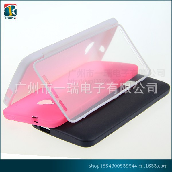 【HTC ONE M7 触屏透明盖手机保护套 TPU左