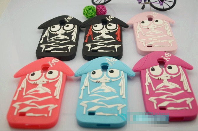 三星S4手机壳套 I9500软硅胶手机壳 S4卡通保