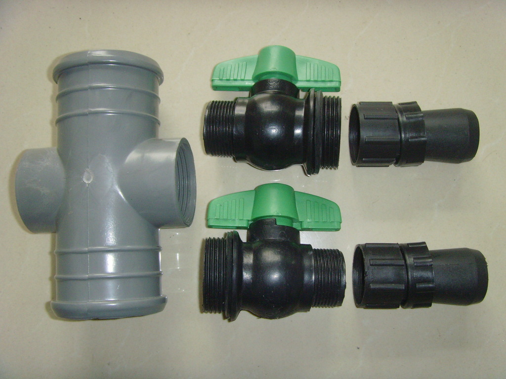 灌溉工具-[Φ75转Φ31.8 ] 3寸转N50四通阀门 节