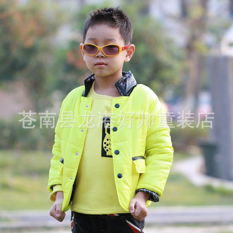 厂家<em>批发</em>童装2013冬装<em>新款</em>韩版<em>儿童</em>棉衣男童