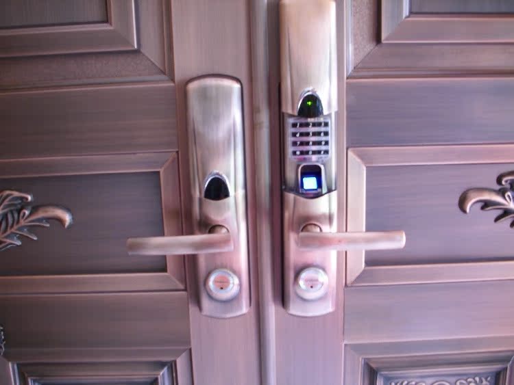 指纹锁-普罗巴克指纹锁 支持天地锁 防盗门锁 