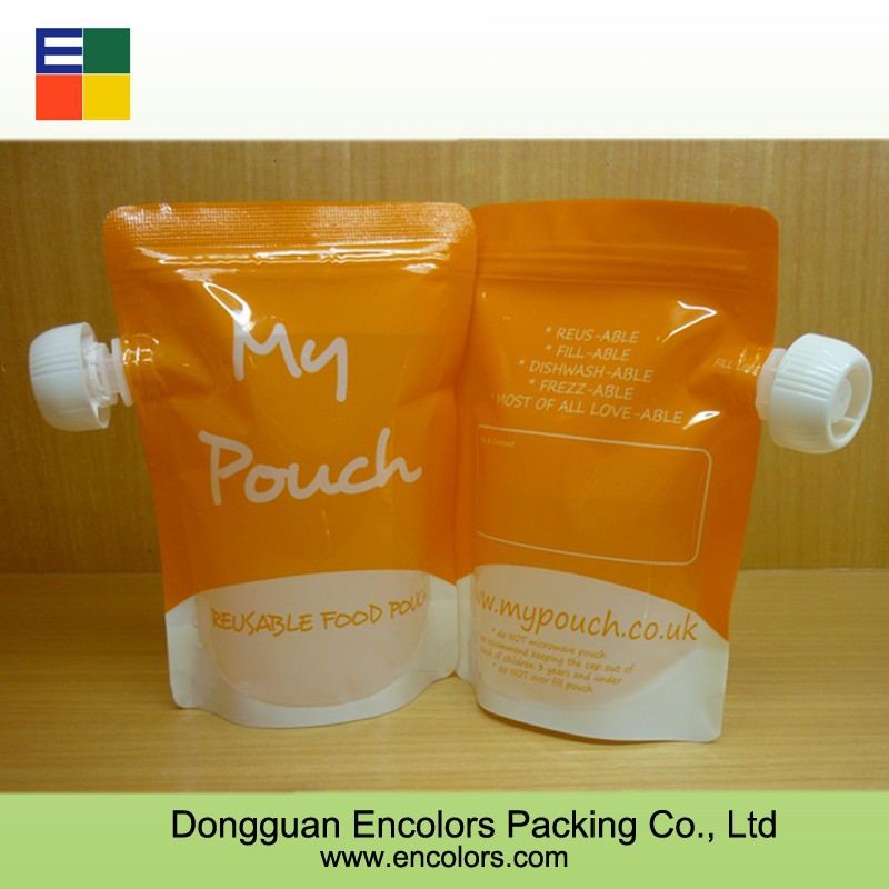 【PET复尼龙复PE可重复使用打圆角自立拉链