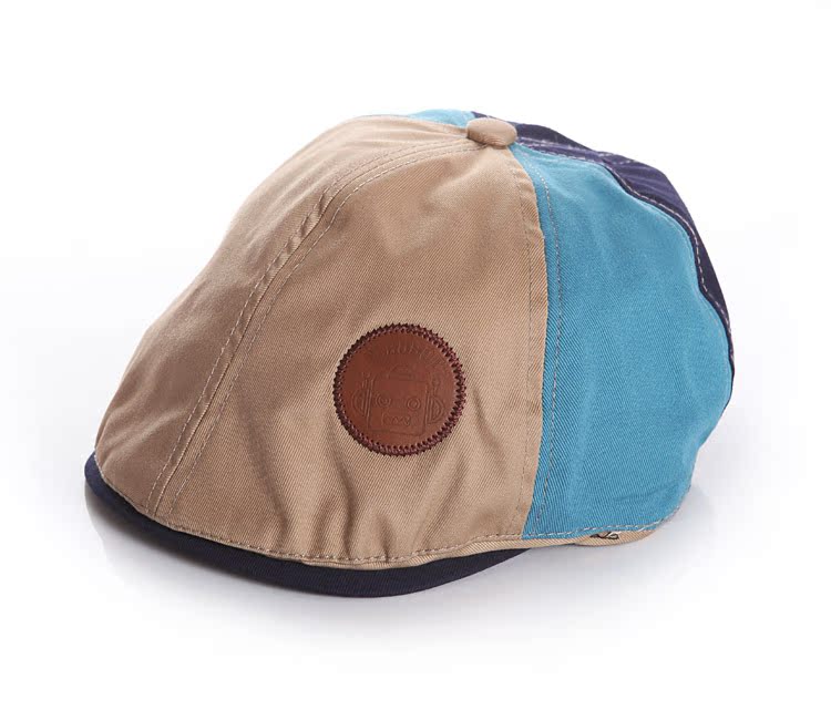 批发采购帽子-华南儿童贝雷帽格子贝雷帽 韩版