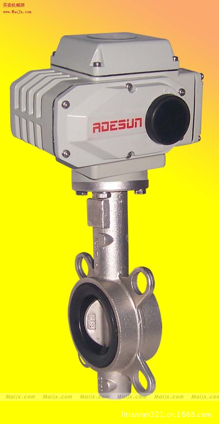 【电动不锈钢对夹蝶阀 不锈钢球阀 法兰蝶阀】