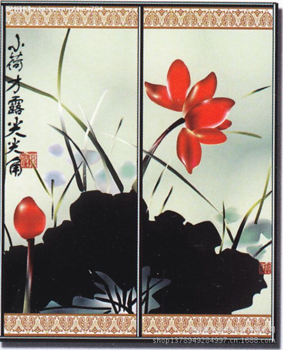 印刷玻璃和玻璃门2