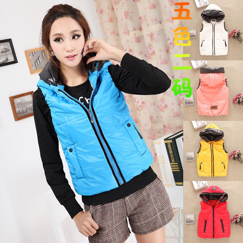 秋冬新款女式<em>马甲</em>背心<em>外套</em> 韩版<em>时尚</em>女<em>马甲批</em>