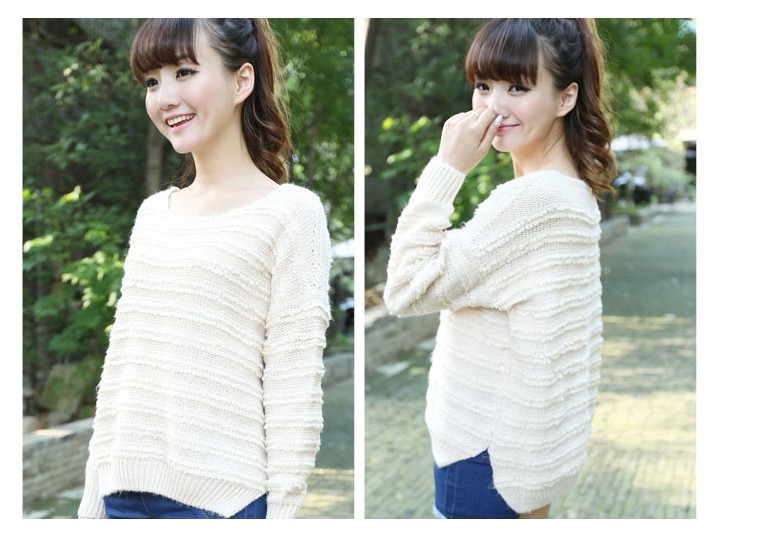 批发采购女式<em>毛衣</em>-<em>2014</em>秋<em>冬装</em>新款 韩版纯色针