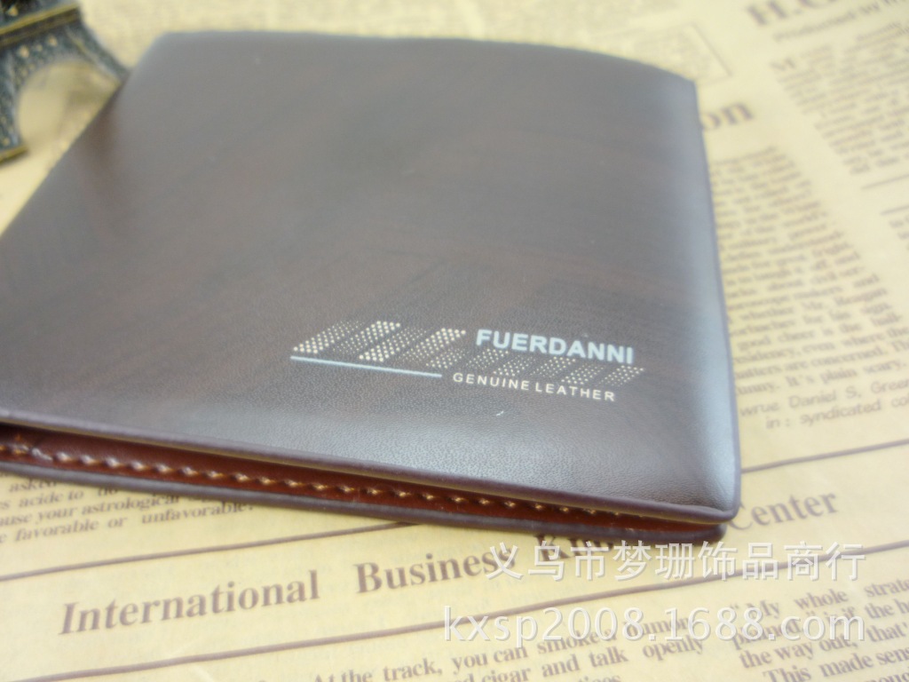 男士仿真皮盒裝精品錢包