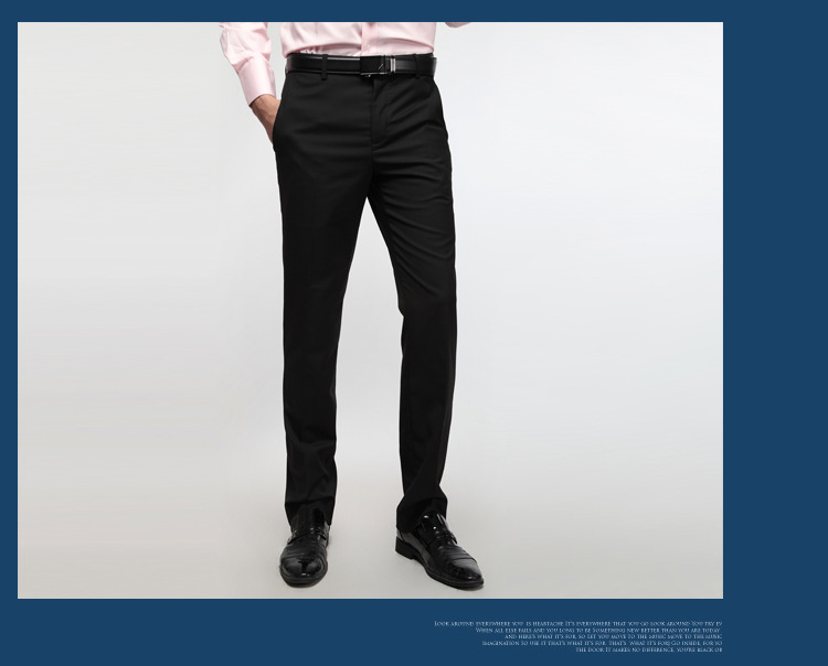 批发采购男式西裤-G2000款斜纹商务修身西裤